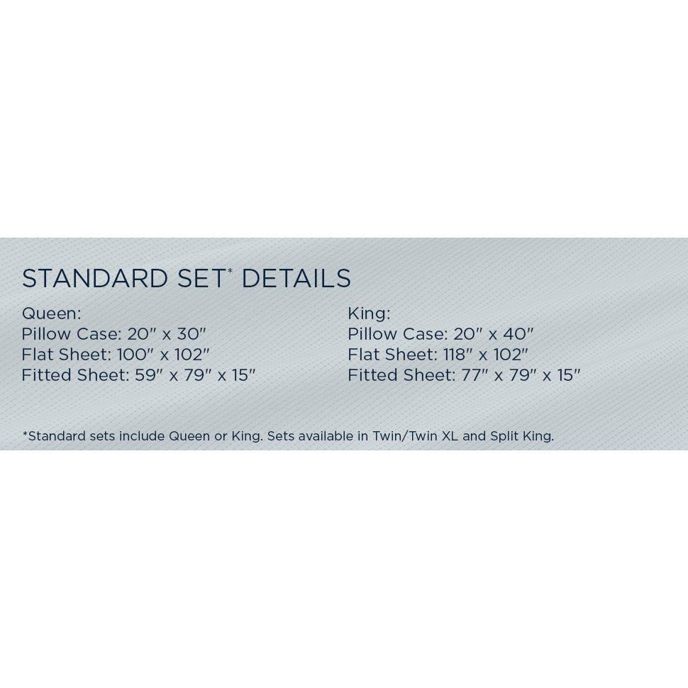  Tempur-Pedic TEMPUR ProAir Sheet Set Sleepy Blue (Split California King) IMAGE 19