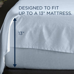  Tempur-Pedic TEMPUR ProAir Sheet Set Sleepy Blue (Twin) IMAGE 3