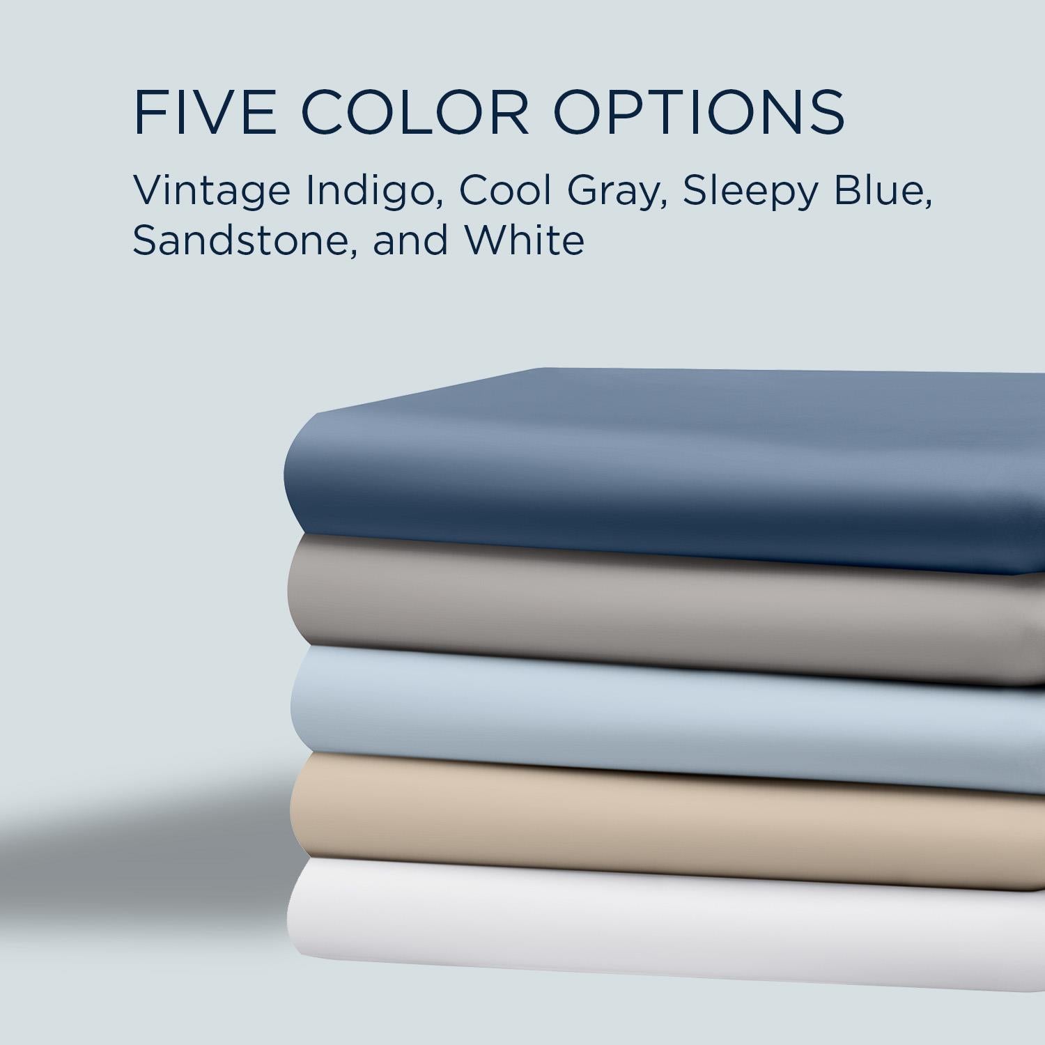  Tempur-Pedic TEMPUR Rayon from Bamboo Sheet Set Cool Gray (Full) IMAGE 6
