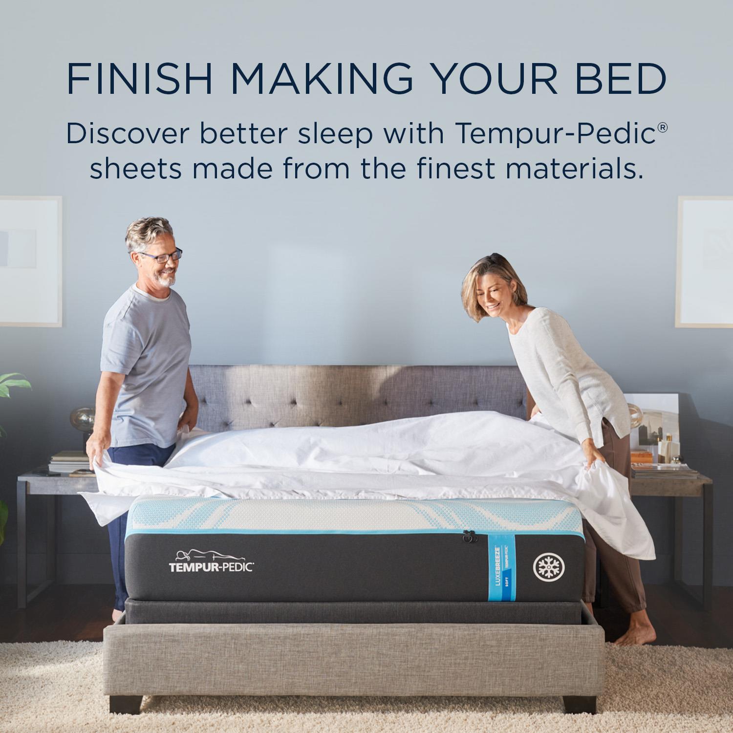  Tempur-Pedic TEMPUR Rayon from Bamboo Sheet Set Sandstone (Full) IMAGE 4