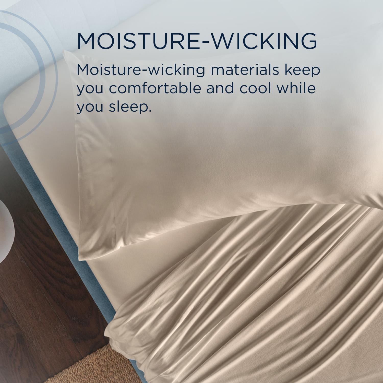  Tempur-Pedic TEMPUR Rayon from Bamboo Sheet Set Sandstone (Full) IMAGE 7
