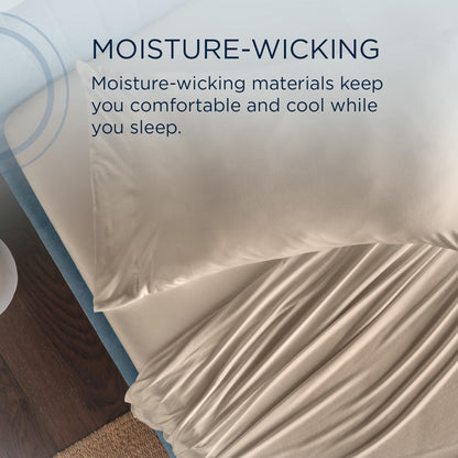  Tempur-Pedic TEMPUR Rayon from Bamboo Sheet Set Sandstone (Full) IMAGE 7