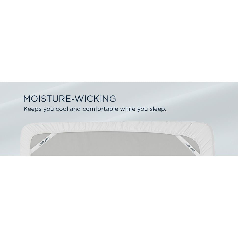  Tempur-Pedic TEMPUR Rayon from Bamboo Sheet Set Sleepy Blue (Split California King) IMAGE 17