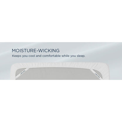  Tempur-Pedic TEMPUR Rayon from Bamboo Sheet Set Vintage Indigo (Split King) IMAGE 17