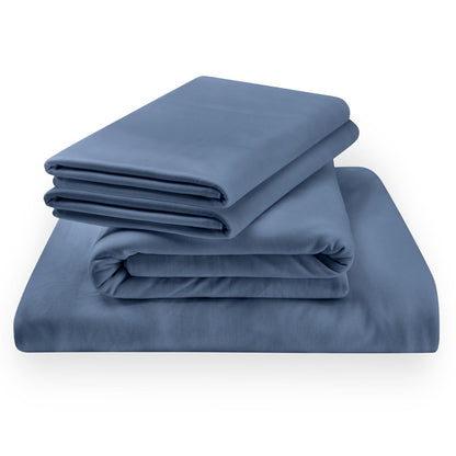  Tempur-Pedic TEMPUR Rayon from Bamboo Sheet Set Vintage Indigo (Split King) IMAGE 2