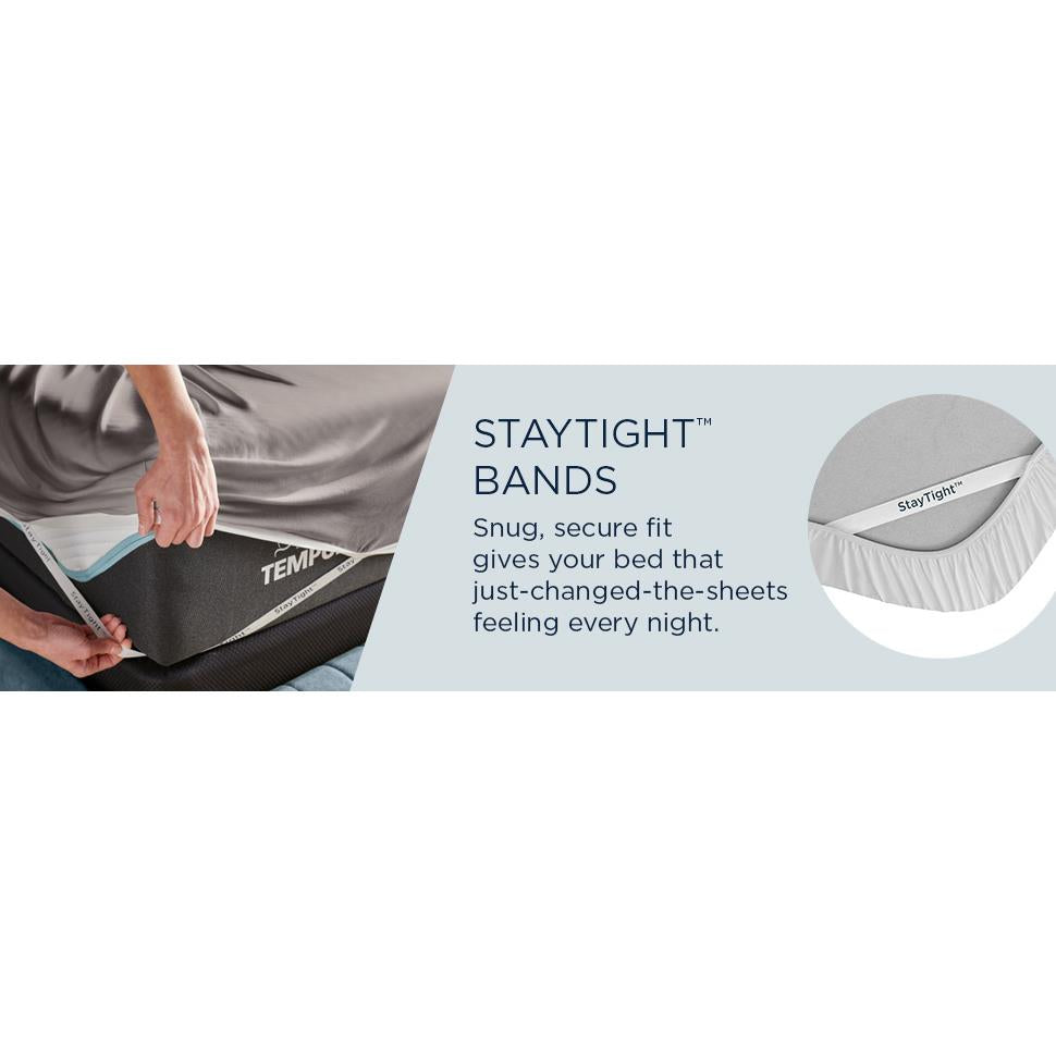  Tempur-Pedic TEMPUR Rayon from Bamboo Sheet Set Vintage Indigo (California King ) IMAGE 18