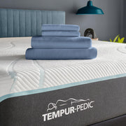 Tempur-Pedic TEMPUR Rayon from Bamboo Sheet Set Vintage Indigo (Twin XL) IMAGE 1
