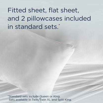  Tempur-Pedic TEMPUR Rayon from Bamboo Sheet Set White (King) IMAGE 11
