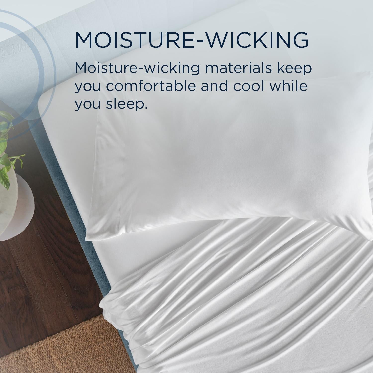  Tempur-Pedic TEMPUR Rayon from Bamboo Sheet Set White (King) IMAGE 7