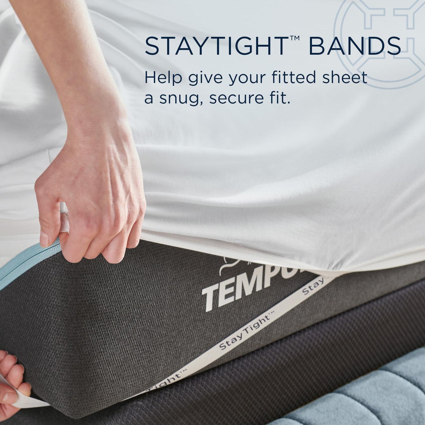  Tempur-Pedic TEMPUR Rayon from Bamboo Sheet Set White (King) IMAGE 9