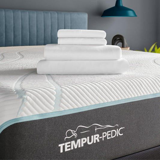  Tempur-Pedic TEMPUR Rayon from Bamboo Sheet Set White (Split California King) IMAGE 1
