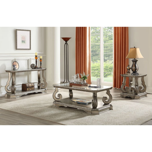 Northville Rectangular Coffee Table with Shelf