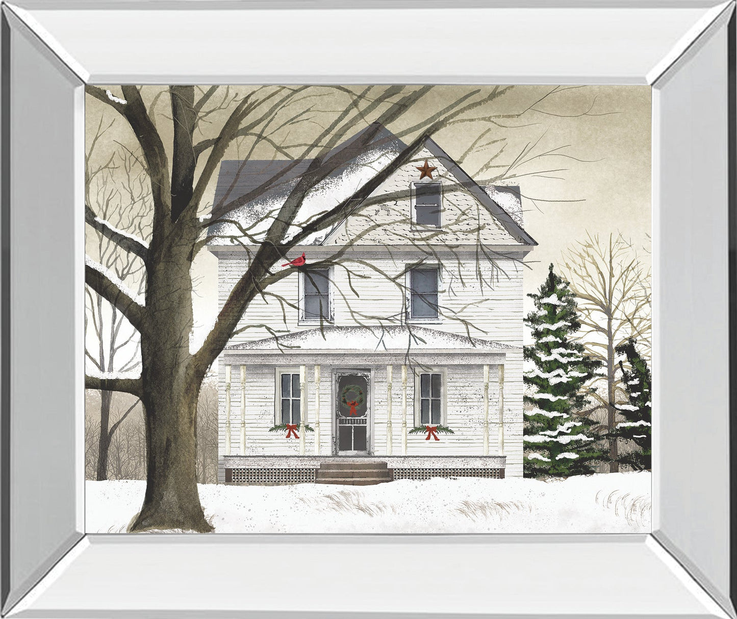 Winter Porch By Billy Jacobs