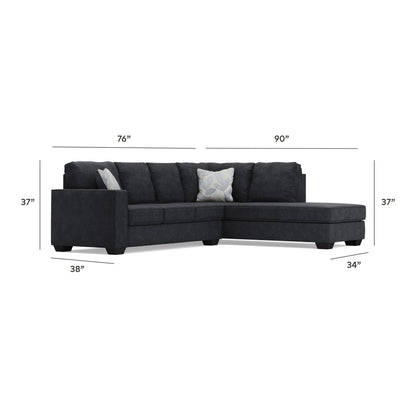 Altari 2-Piece Sleeper Sectional with Chaise