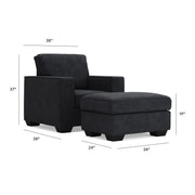 Altari Chair and Ottoman