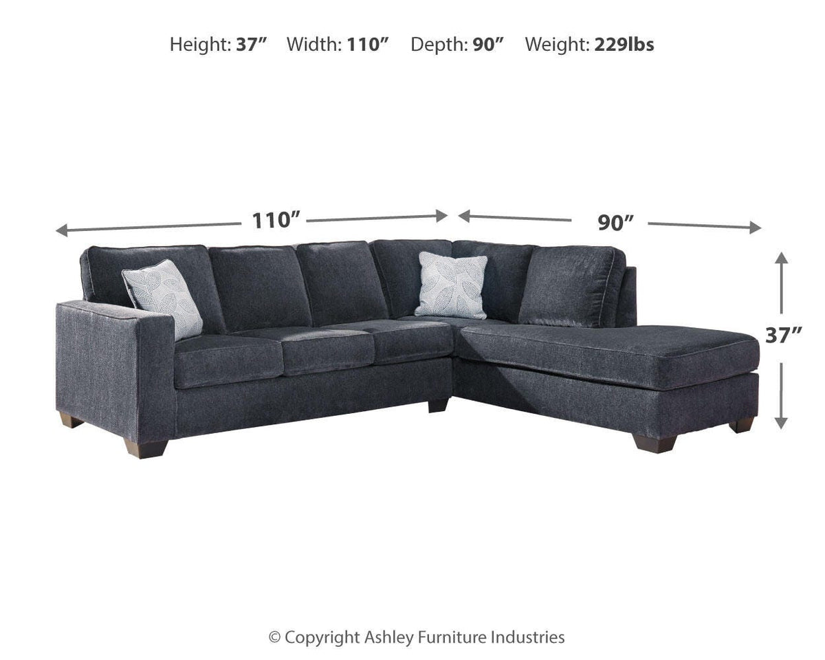 Altari 2-Piece Sectional and Ottoman