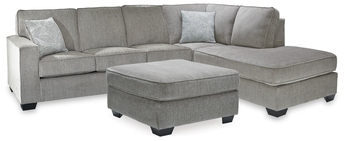 Altari 2-Piece Sleeper Sectional and Ottoman