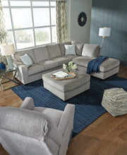 Altari Oversized Accent Alloy Ottoman