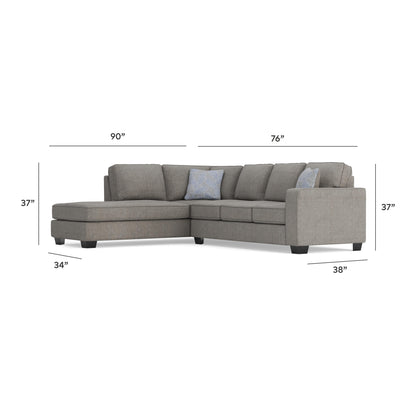 Altari 2-Piece Sleeper Sectional with Chaise