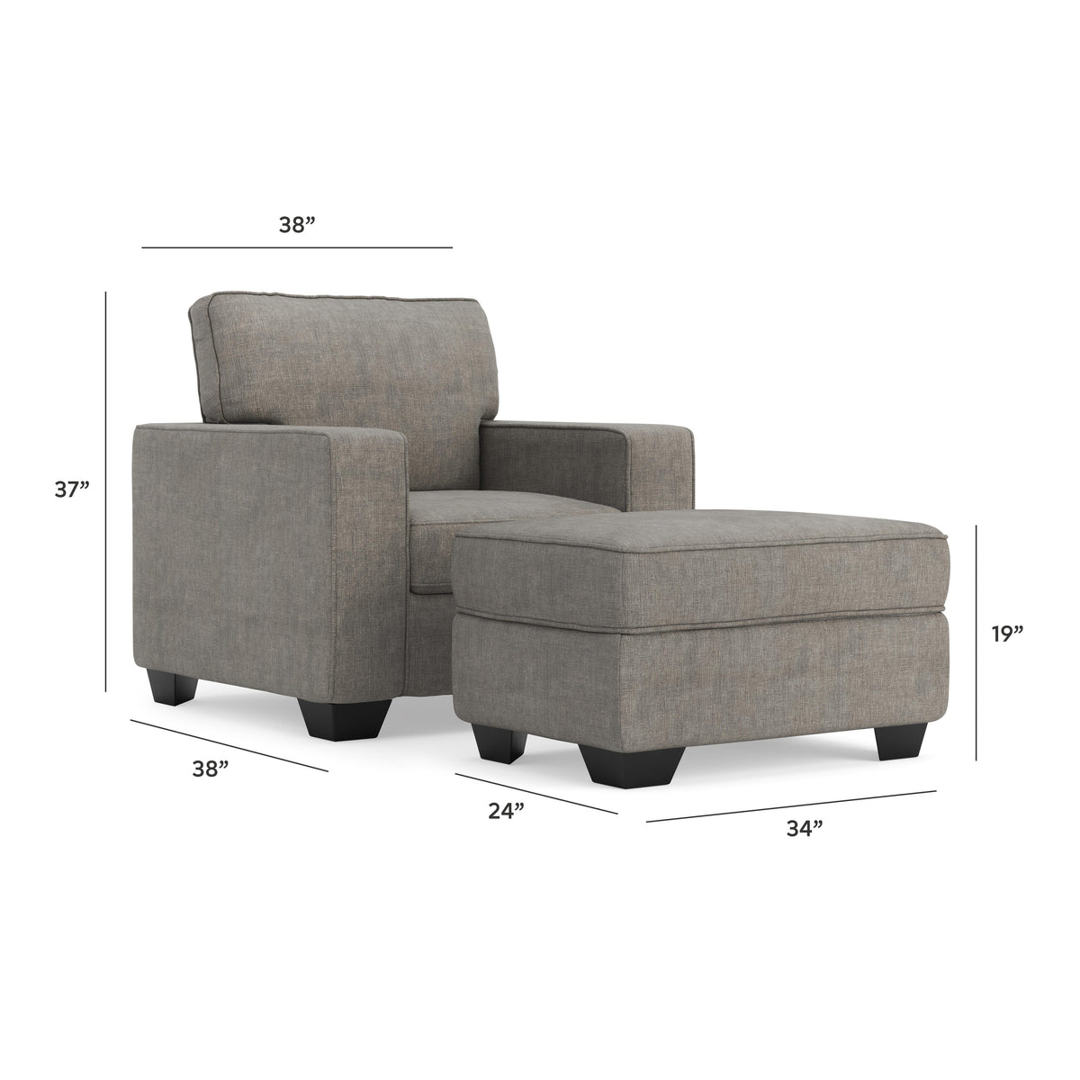 Altari Chair and Ottoman