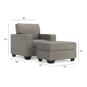 Altari Chair and Ottoman