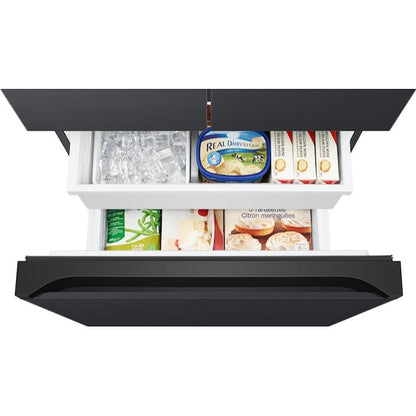  Samsung 18 cu. ft. Counter-Depth French 3-Door Refrigerator RF18A5101MT/AA IMAGE 10