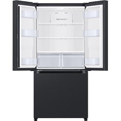  Samsung 18 cu. ft. Counter-Depth French 3-Door Refrigerator RF18A5101MT/AA IMAGE 3