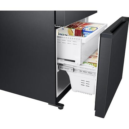  Samsung 18 cu. ft. Counter-Depth French 3-Door Refrigerator RF18A5101MT/AA IMAGE 9