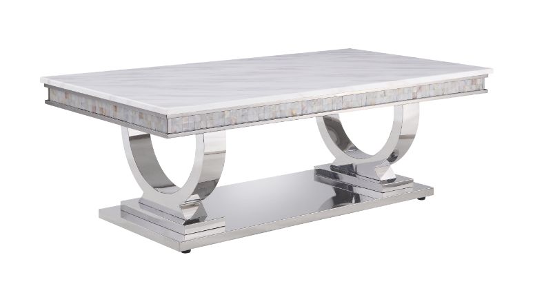 Mesa de centro rectangular Zander de 51" de largo