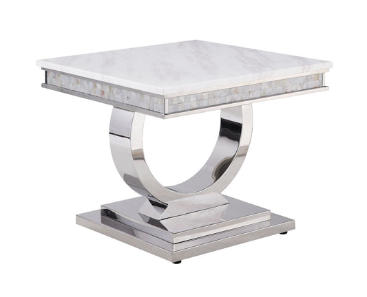 Mesa auxiliar rectangular Zander de 24" de largo