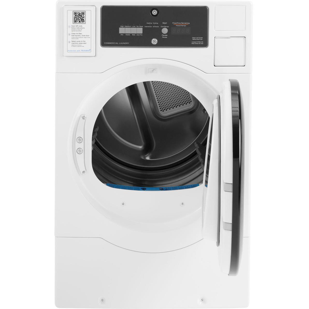  GE 7.7 cu.ft. Gas Front Loading Commercial Dryer VFD31GSSRWW IMAGE 2