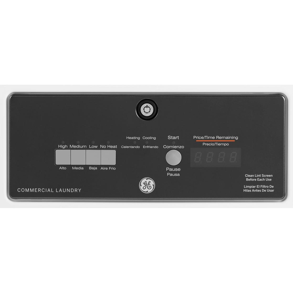  GE 7.7 cu.ft. Gas Front Loading Commercial Dryer VFD31GSSRWW IMAGE 4