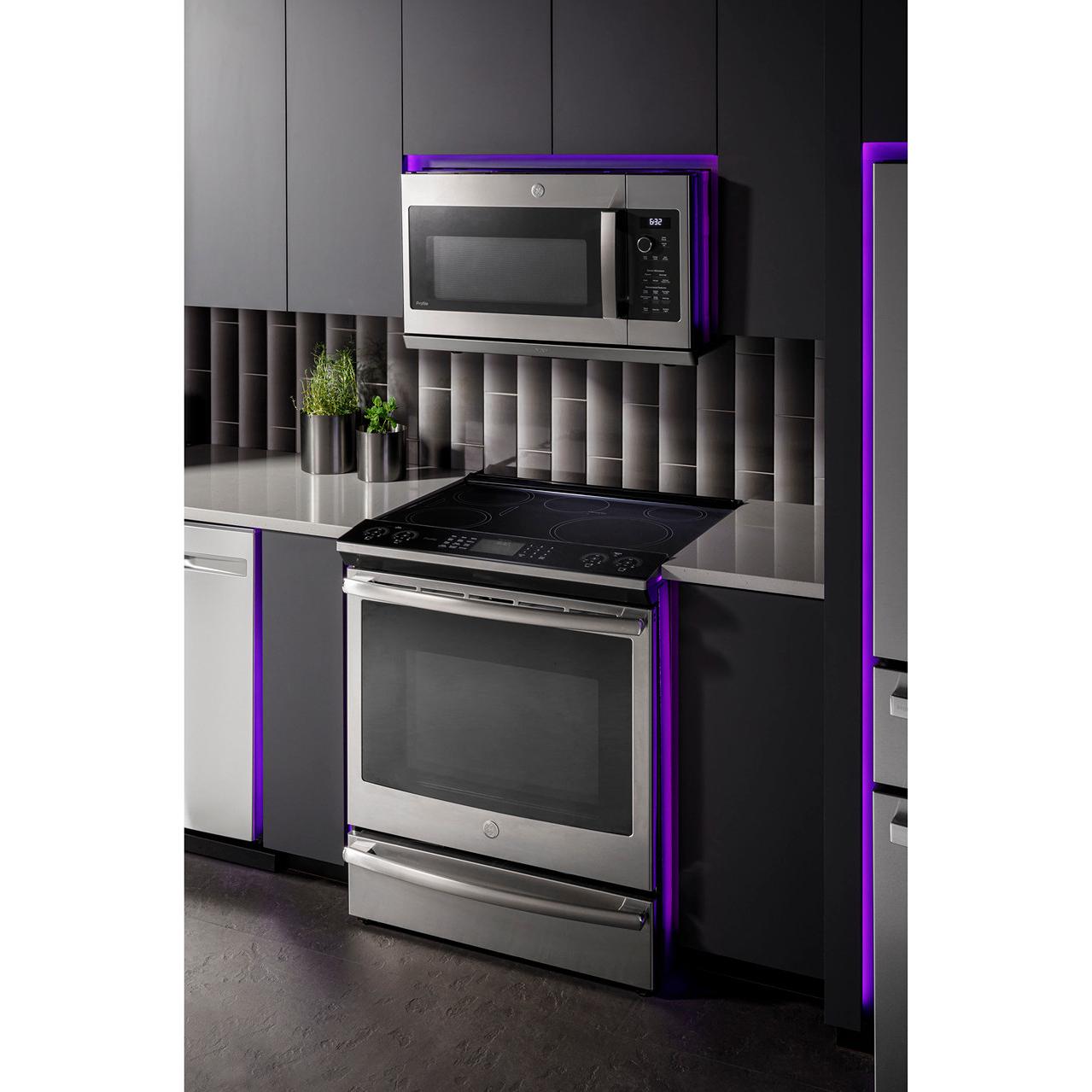  GE Profile 30-inch 2.2 cu. ft. Over-the-Range Microwave Oven PVM9225RYSS IMAGE 5