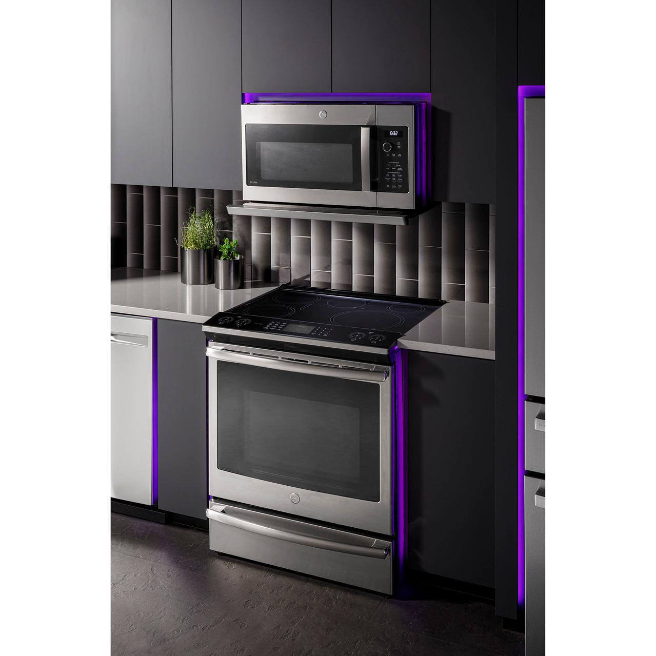  GE Profile 30-inch 2.2 cu. ft. Over-the-Range Microwave Oven PVM9225RYSS IMAGE 6