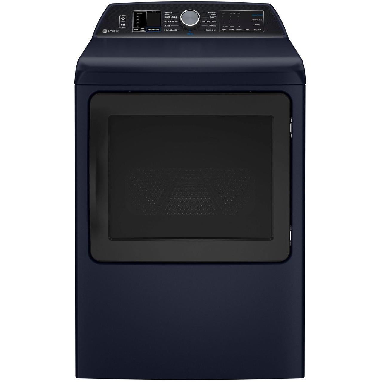  GE Profile 7.3 cu.ft. Gas Dryer with Steam and Washer Link PTD80GBPTRS IMAGE 1