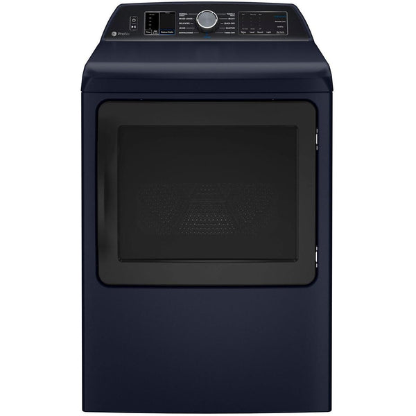 GE Profile 7.3 cu.ft. Gas Dryer with Steam and Washer Link PTD80GBPTRS