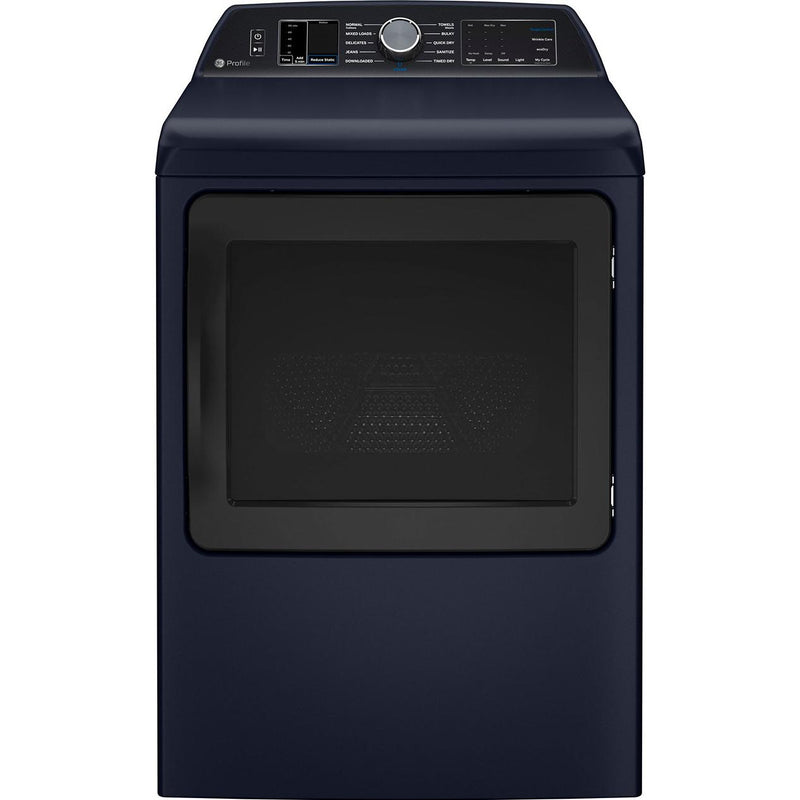 GE Profile 7.3 cu.ft. Electric Dryer with Steam and Washer Link PTD80EBPTRS