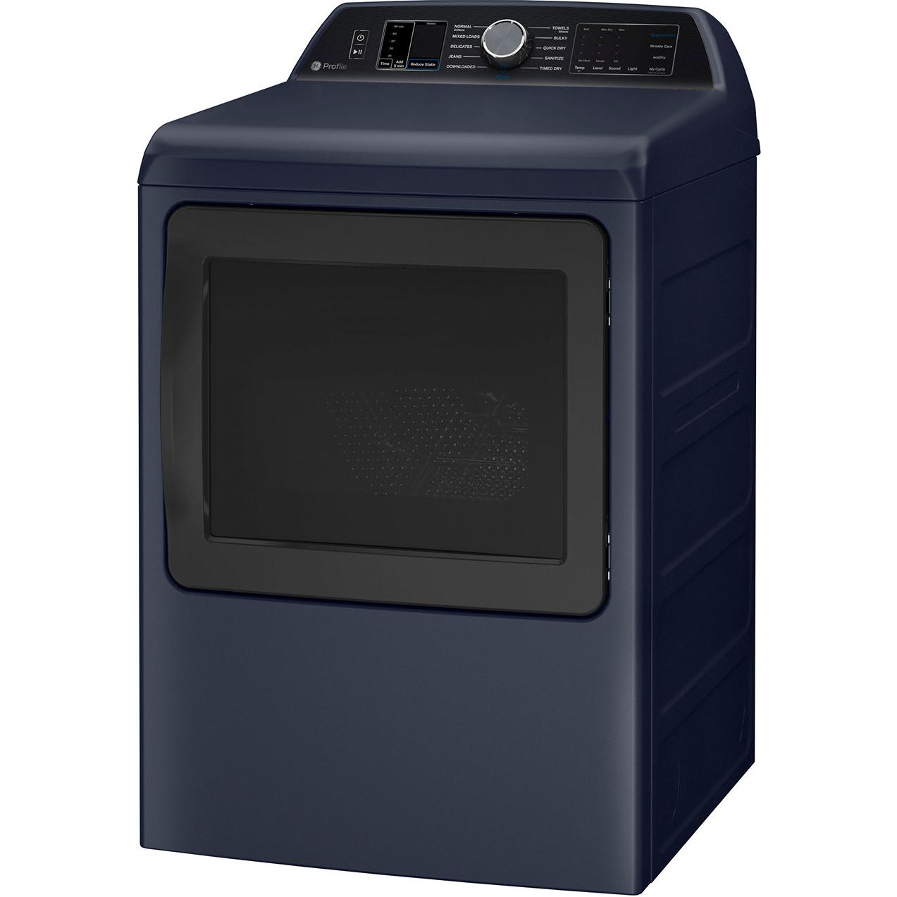  GE Profile 7.3 cu.ft. Electric Dryer with Steam and Washer Link PTD80EBPTRS IMAGE 4