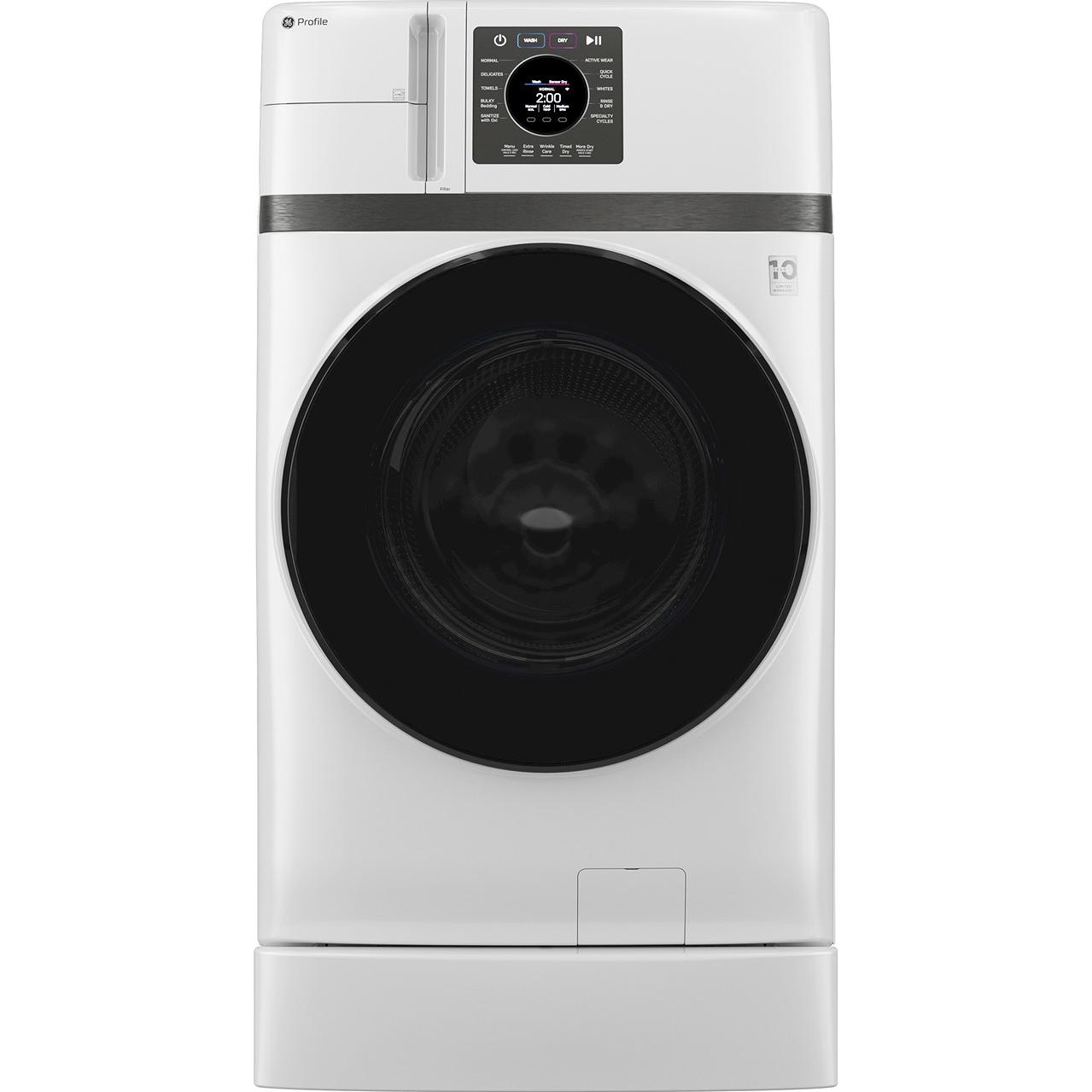  GE Profile All-in-One Electric Laundry Center with SmartDispense™ Technology PFQ83HSHWWW IMAGE 6