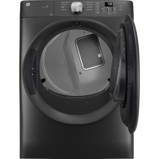  GE 7.8 cu. ft. Smart Electric Dryer with WiFi Powered by SmartHQ™ GFD35ESPYDS IMAGE 2