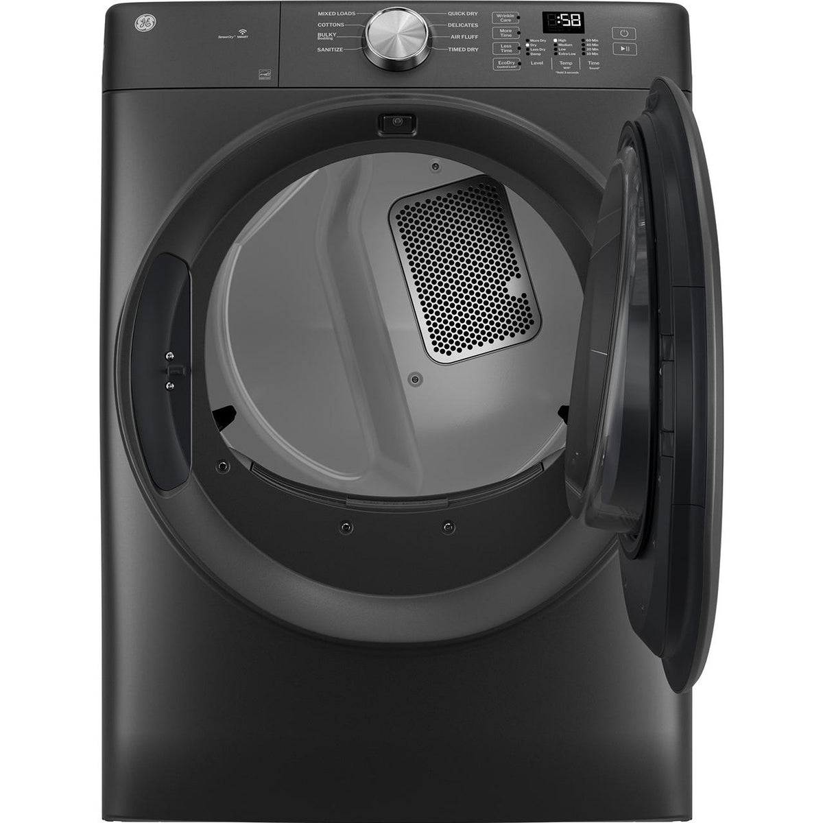  GE 7.8 cu. ft. Smart Gas Dryer with WiFi Powered by SmartHQ™ GFD35GSPYDS IMAGE 2