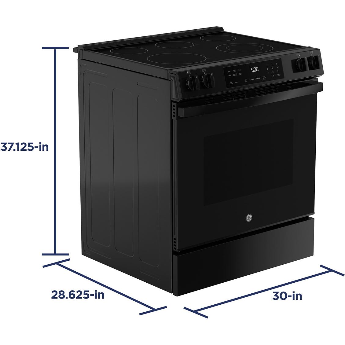  GE 30-inch Slide-in Electric Range with Crisp Mode GRS500PVBB IMAGE 14