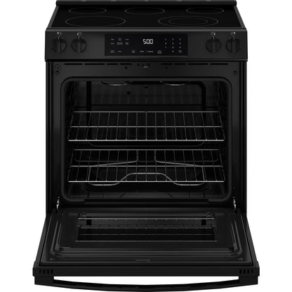  GE 30-inch Slide-in Electric Range with Crisp Mode GRS500PVBB IMAGE 4