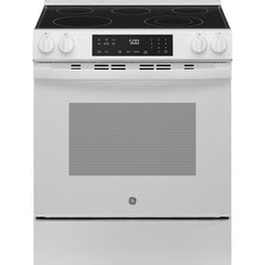  GE 30-inch Slide-in Electric Range with Crisp Mode GRS500PVWW IMAGE 1