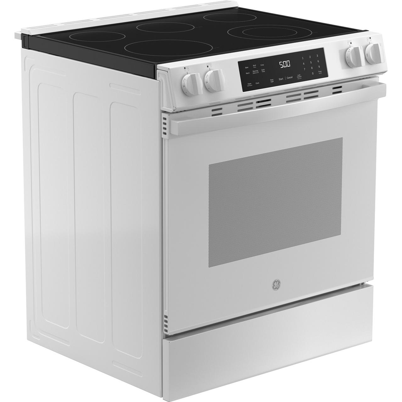  GE 30-inch Slide-in Electric Range with Crisp Mode GRS500PVWW IMAGE 14