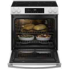  GE 30-inch Slide-in Electric Range with Crisp Mode GRS500PVWW IMAGE 2