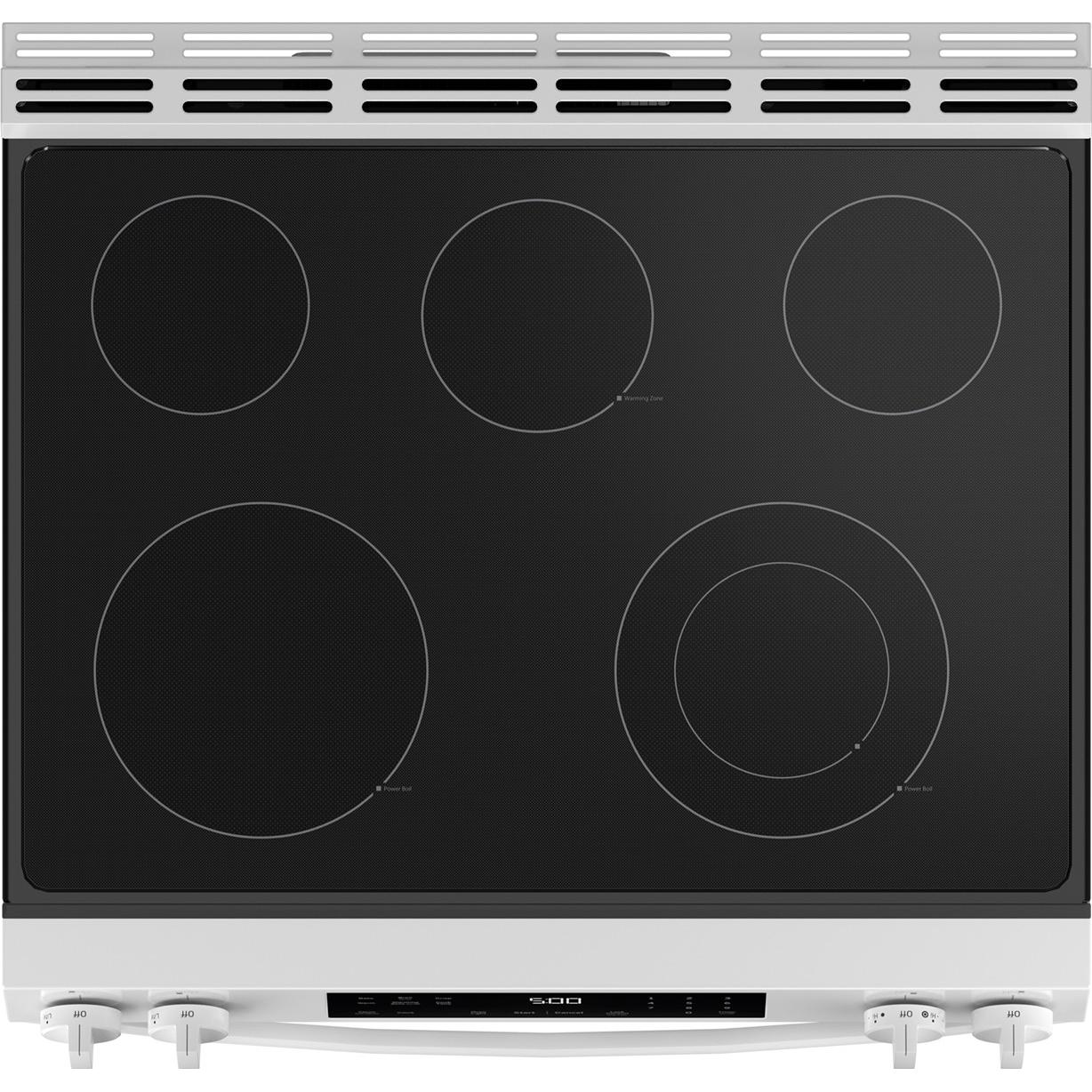  GE 30-inch Slide-in Electric Range with Crisp Mode GRS500PVWW IMAGE 3
