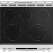  GE 30-inch Slide-in Electric Range with Crisp Mode GRS500PVWW IMAGE 3