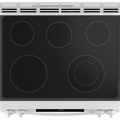  GE 30-inch Slide-in Electric Range with Crisp Mode GRS500PVWW IMAGE 3