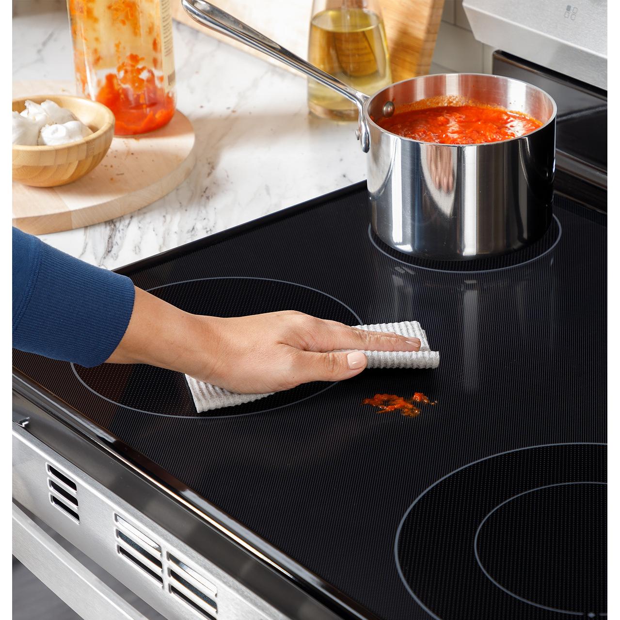  GE 30-inch Slide-in Electric Range with Crisp Mode GRS500PVWW IMAGE 7